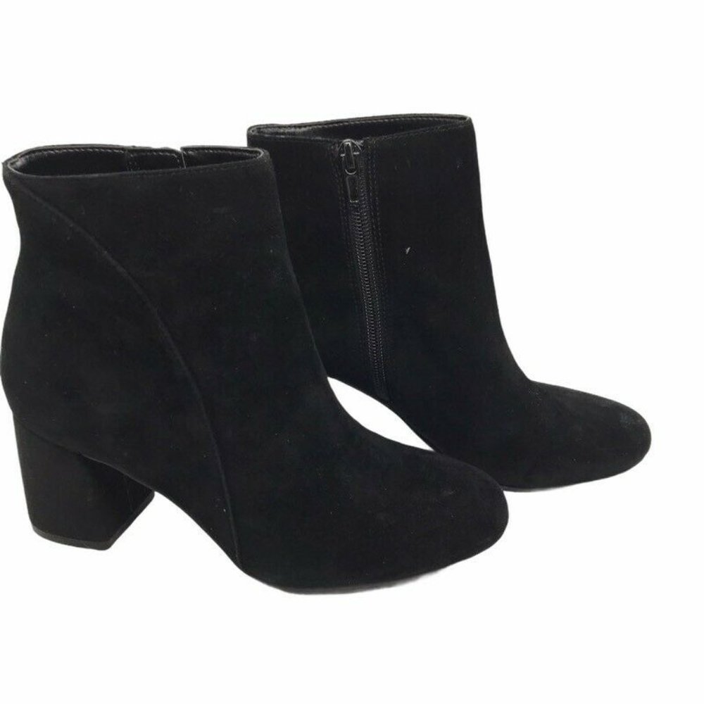 INC International Concepts Womens Farren Booties Black